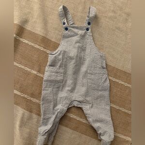 Cat & Jack Kids Striped Overalls with Pockets